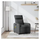 vidaXL Massagesessel Dunkelgrau Stoff