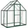 furnicato Gewächshaus Aluminium Grün Transparent 1,93 m2