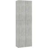 vidaXL Büroschrank Betongrau 60x32x190 cm Holzwerkstoff
