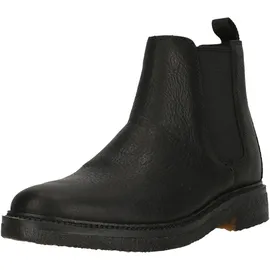 CLARKS Clarkdale Easy Mädchen, Gr. 44 schwarz, Leder, Schuhe Stiefel, mit elastischen Einsätzen an den Seiten
