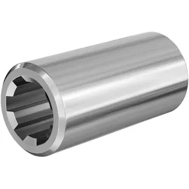 Wiltec Zapfwellen Buchse B-Typ 100 mm Silber