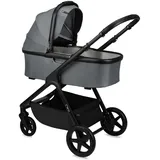 MOMI GISELLE Kombi-Kinderwagen 2 in 1 mit Buggy-Funktion, 5-Punkt-Sicherheitsgurt, ab dem 1. Lebenstag, bis 22 kg Körpergewicht (Buggy), Einkaufskorb, Matratze, Regenschutz und Wickeltasche