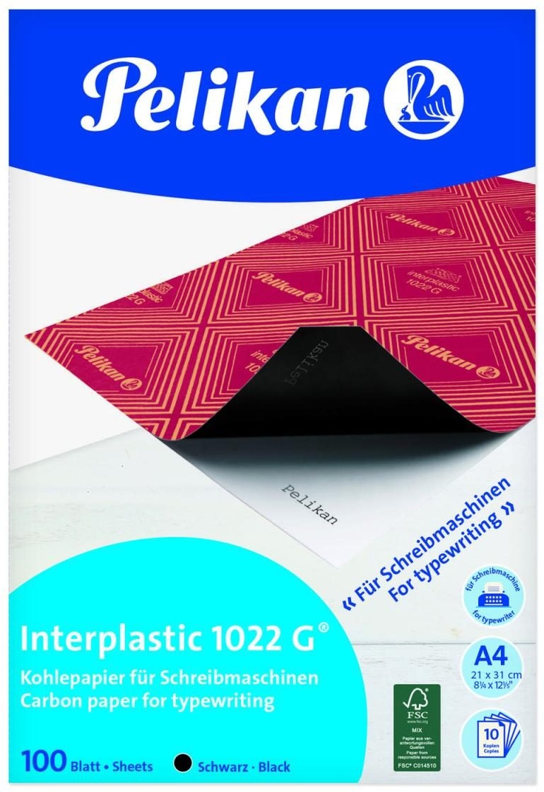 Pelikan Kohlepapier interplastic 1022 G® 40440 schwarz