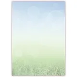 LYSCO Motivpapier Briefpapier Wiese 25 Blatt