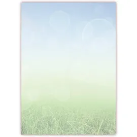 LYSCO Motivpapier Briefpapier Wiese 25 Blatt