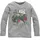 Kidsworld Langarmshirt in grau-meliert | Gr.: 116/122