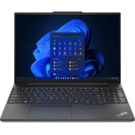 Lenovo ThinkPad E16 Gen 1 16" Intel Core i5-1335U 8 GB RAM 256 GB SSD Intel Iris Xe Graphics Win 11 Pro Grau