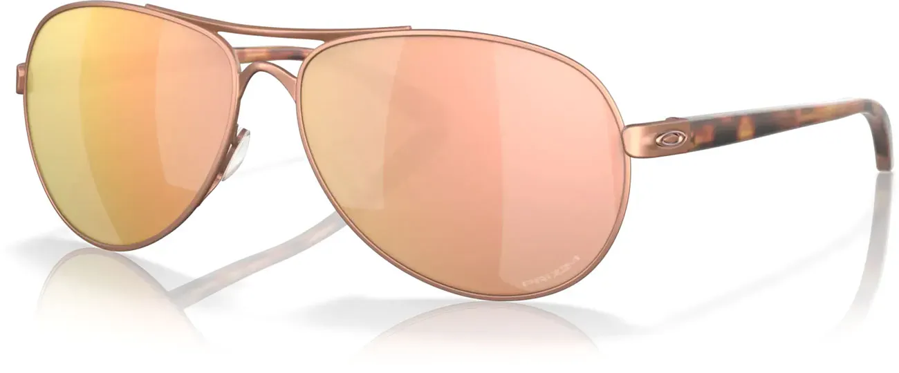 Oakley Feedback Rose Gold, lunettes de soleil - Or Rose/Noir/Marron Or Rose-Teinté