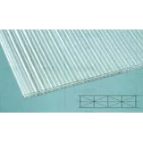 Polycarbonat Hohlkammerplatten - Stegplatten 16 mm - Fachwerk - hagelfest - UV - beständig ab 15,90 Euro/m2 (weiß - opal, 4000 x 980)