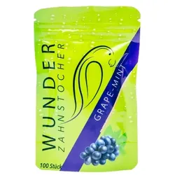 Wunder Zahnstocher mit Geschmack - Refill Pack - Traube/Minze