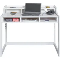 Interlink Kinderschreibtisch Kids Learning Höhenverstellbar Kiefer massiv weiß