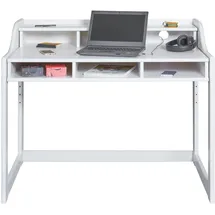 Interlink Kinderschreibtisch Kids Learning Höhenverstellbar Kiefer massiv weiß