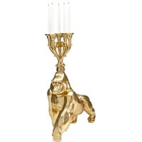 Kare Kerzenständer Gorilla, Kerzenhalter, 5 Kerzen, Gold, 71cm