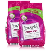 burti burti Compact Feinwaschmittel 1,1kg- Waschpulver (2er Pack) Colorwaschmittel