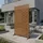 casa.pro Trennwand Basciano 180 x 90 cm Braun/Stahl