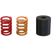 Moza SR-P Pedal-Zubehörset Schwarz/Orange/Rot