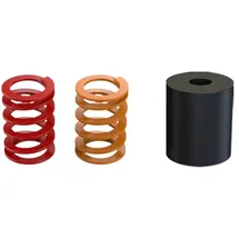 Moza SR-P Pedal-Zubehörset Schwarz/Orange/Rot