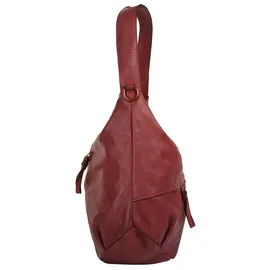 forty° Shopper echt Leder, Made in Italy rot | Rot