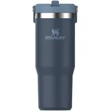 Stanley Flip Straw Tumbler 1.0 Trinkflasche Mit Strohhalm 0.89L - Thermosflasche Hält 12+ Stunden Kalt - Spülmaschinenfest - Sportflasche - Wasserflasche BPA Frei - Navy