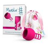 Merula Merula-strawberry-pink-Menstruationstasse-medizinischem