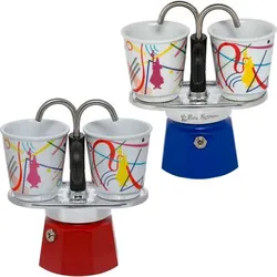 Bialetti MINI EXPRESS Set Kandinsky farblich sortiert
