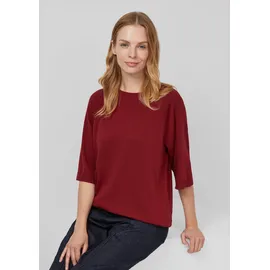 s.Oliver Leichter Kurzarm-Strickpullover rot 34