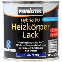 Primaster Hybrid-PU Heizkörperlack weiß glänzend 0,375 l