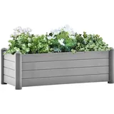 furnicato Hochbeet Elegantes 100 x 43 x 35 cm Grau
