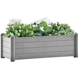 furnicato Hochbeet Elegantes 100 x 43 x 35 cm Grau