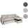 Mendler Eckcouch 4-sitzig Beige