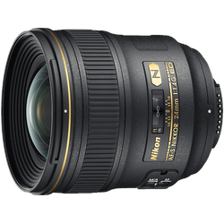 NIKON AF-S NIKKOR 24mm 1:1,4G ED - 24 mm f/1.4 AF-S, ED, N (Objektiv für Nikon F-Mount, Schwarz)