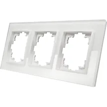 McPower Abdeckrahmen Flair 3-fach Weiß