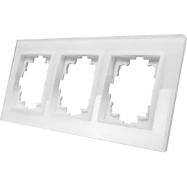 McPower Abdeckrahmen Flair 3-fach Weiß