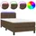 vidaXL Boxspringbett 100 x 200 cm Braun