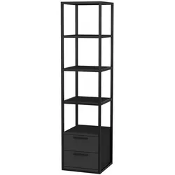 WellHome Loira Bücherregal, 100% Spanplatte, Dicke: 18 mm