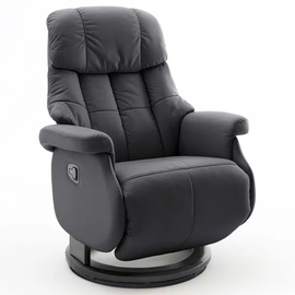 MCA Furniture Calgary Comfort Leder 68 x 85 x 65 cm schwarz