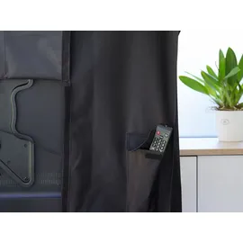 Python Python® TV-Cover wetterfester Schutz 78x48cm 28“ bis 32“ TV - Schwarz/Transparent