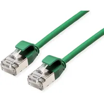 Roline U/FTP DataCenter Patchkabel Cat.6A (Class EA), LSOH, slim, grün, 3 m