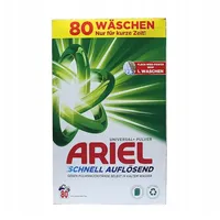 Ariel Universal Waschpulver 80 Wäschen Fleckentfernung Schnell Auflösend