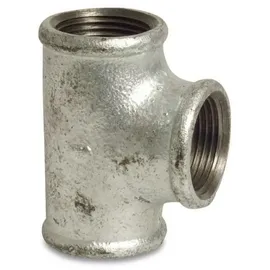 KLASEBO Gewindefitting Temperguss T-Stück 3/4" IG x 3/4" IG x 3/4" IG