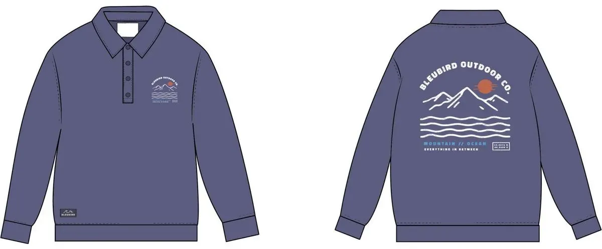 Bleubird Peri Blue Dawn Jersey peri blue Small