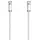 Hama SAT-Anschlusskabel F-Stecker - F-Stecker 10 m Weiß