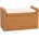 Aufbewahrungstruhe Truhe Garderobenbank Kissen Kubu Rattan 88cm honigfarben