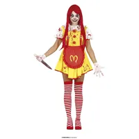 FIESTAS GUIRCA Killer Clown Miss Mckiller Kostüm Erwachsene Damen Größe M 36-38