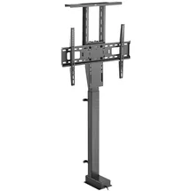 Maclean Brackets Maclean Elektrisch Höhenverstellbare 37-80" TV Halterung zum Einbau | mit Fernbedienung und mit App-Steuerung, Kompatibel mit TUYA App, bis 60kg