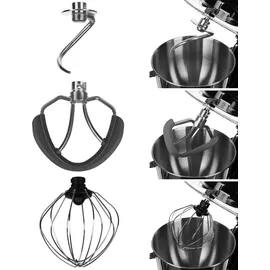 Iso Trade Ruhhy Küchenmaschine 6,2 l Schwarz