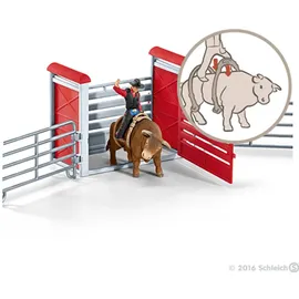 Schleich Farm World Bull riding mit Cowboy 41419