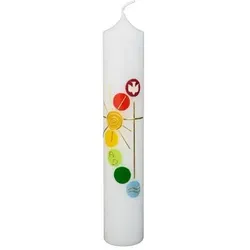 Wiedemann Kerzen Taufkerze verziert 265 x 50 mm, mit individueller Namensverzierung