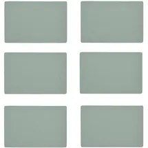 Zeller Platzset ZELLER PRESENT, grün (mint), B:30cm L:45cm, Platzsets, Kunstleder, metallic, 30x45 cm