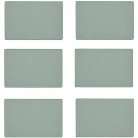 Zeller Platzset ZELLER PRESENT, grün (mint), B:30cm L:45cm, Platzsets, Kunstleder, metallic, 30x45 cm